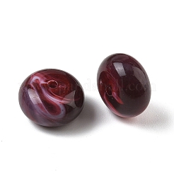 Perlas de acrílico de dos tonos&nbsp;AC-CBABA33-01H