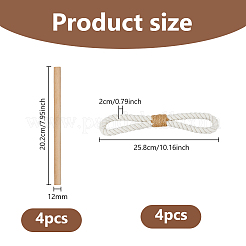Деревянные палочки&nbsp;WOOD-WH0029-161