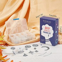DIY-Set zur Herstellung von Knoten-Ohrringen&nbsp;DIY-SC0018-18