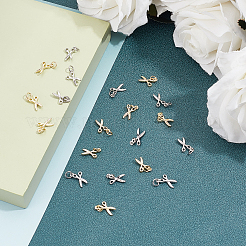 Латунные микропаве прозрачные кубические циркониевые подвески&nbsp;KK-PH0001-52