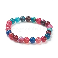 Bracciali di perline tratto agata naturale&nbsp;BJEW-D446-C-05