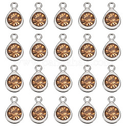 20 breloque en verre à facettes&nbsp;RGLA-TADJ0001-01D