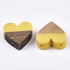 Многожильные звенья из смолы и орехового дерева&nbsp;LS-RESI-S367-12A-08