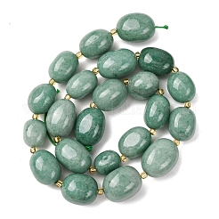 Естественный зеленый авантюрин бисер нитей&nbsp;G-G453-D13-01