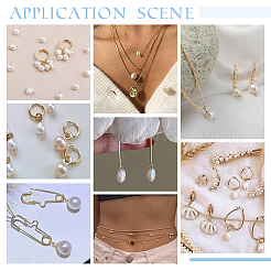 20шт 2 цвета натуральный культивированный пресноводный жемчуг подвески&nbsp;PALLOY-AB00238