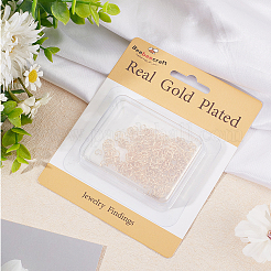 300 шт. 3 стиля стойки с покрытием из латуни соединительные кольца&nbsp;KK-BBC0023-05G