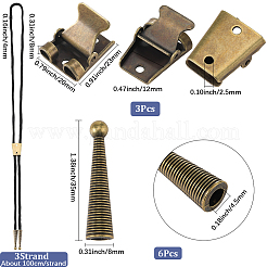 Kit de fabrication de cravates bolo à faire soi-même&nbsp;DIY-GF0010-35AB