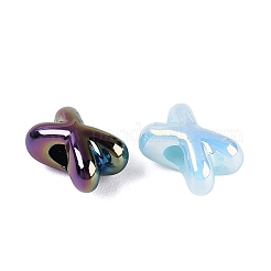 Perlas de acrílico opaco chapado uv&nbsp;OACR-N165-04