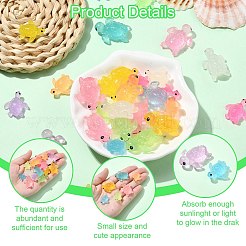 80 шт. 16 стиля фигурка морской черепахи из светящейся смолы украшение&nbsp;FIND-CJ0003-49