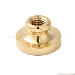 Testine per timbri in ottone con sigillo in ceralacca tono dorato&nbsp;LS-AJEW-U008-03G-08