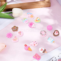 240 г мультяшные закуски непрозрачные смоляные кабошоны&nbsp;RESI-SC0036-51