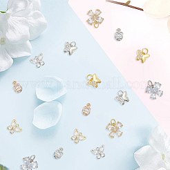 Подвески из сплава и латуни с кубическим цирконием&nbsp;ZIRC-AR0001-26