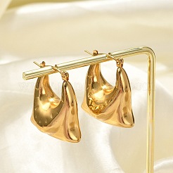 Серьги-кольца из нержавеющей стали 304&nbsp;EJEW-Q011-07G