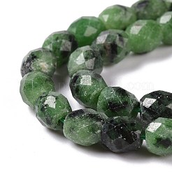 Chapelets de perles de rubis en zoïsite naturelle&nbsp;G-K318-03