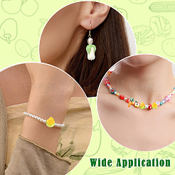 24 шт. 6 вида фарфоровых бусин ручной работы с растительной тематикой&nbsp;PORC-CJ0001-25