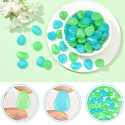 100 шт. светящиеся смоляные бусины для украшения витрины&nbsp;RESI-SP0001-47E