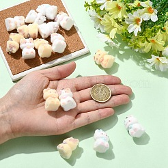 Подвески из непрозрачной смолы в форме кошки&nbsp;RESI-YWC0002-04F