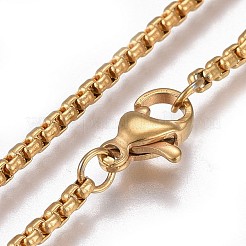 Colliers pendentifs en acier inoxydable 304&nbsp;NJEW-P252-01G