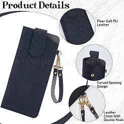 1 шт. сумки для хранения очков из искусственной кожи&nbsp;AJEW-CN0005-76A