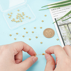 40 шт. Латунные дистанционные бусины&nbsp;KK-LP0001-10