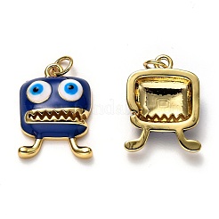 Латунь эмаль подвески&nbsp;KK-B028-14G-A