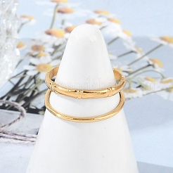 Кольца-манжеты из нержавеющей стали 304 для женщин&nbsp;RJEW-A056-01G