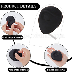 Display della parte del corpo del modello flessibile in morbido silicone&nbsp;ODIS-WH0061-29B
