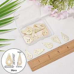 Латунные строковые подвески&nbsp;KK-NB0001-23G-NF