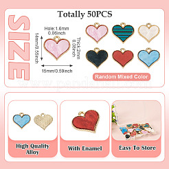 Подвески из эмали из сплава 50 шт.&nbsp;ENAM-TA0002-90