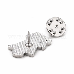 Pin de esmalte de campana de navidad&nbsp;JEWB-G010-14P