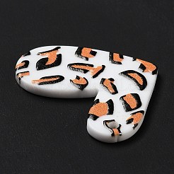 Pendenti in acrilico opaco con motivo leopardato&nbsp;SACR-P014-10A