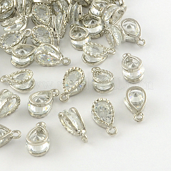 Tropfenförmige Legierung Anhänger / charms&nbsp;ZIRC-R007-038A-02