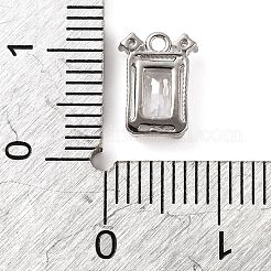 Латунные подвески из прозрачного кубического циркония&nbsp;LS-KK-Z051-01P-01