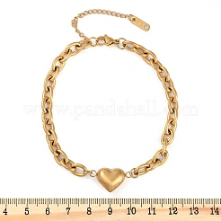 201 braccialetti a catena in acciaio inossidabile&nbsp;BJEW-M051-01G-1