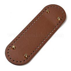 Pu-leder oval langer boden für strickbeutel&nbsp;DIY-K079-01A