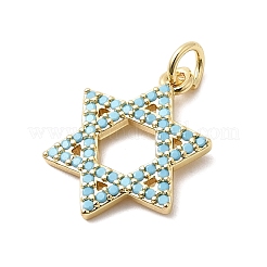 Латунные микро проложить кубического циркония подвески&nbsp;KK-H529-09G