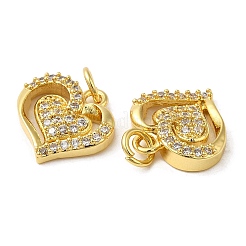 Стойки обшивки латунь микро проложить кубическую прелесть диоксида циркония&nbsp;KK-C030-22G