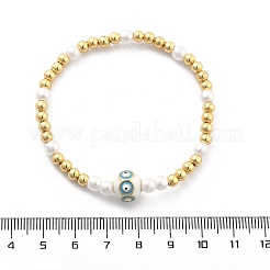 Bracelets extensibles en perles de laiton pour femmes&nbsp;BJEW-G736-03A
