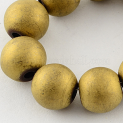 Non magnetici perle ematite sintetico fili&nbsp;G-Q933-4mm-07