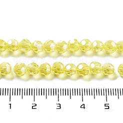 Placcare trasparente perle di vetro fili&nbsp;EGLA-A035-T6mm-A03