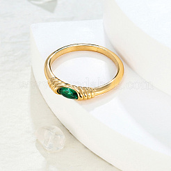 Кольца из нержавеющей стали 304 с кубическим цирконием&nbsp;FS-WG2ED2E-05