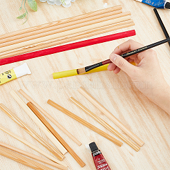8 style de bâtons d'artisanat en bois&nbsp;WOOD-BC0001-12