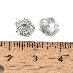 Tappi per perline in ottone con placcatura a cremagliera&nbsp;KK-B088-04B-P