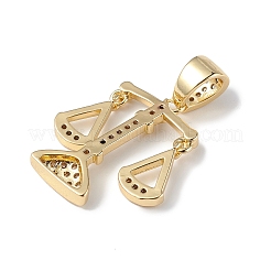 Стойки обшивки латунь микро проложить Циркон подвеску&nbsp;KK-F848-04G