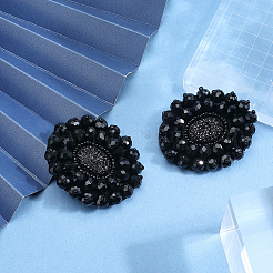 2 decorazione per scarpe in strass in lega&nbsp;AJEW-GF0009-34
