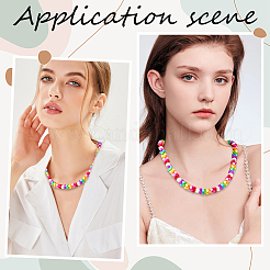 1400 шт. Непрозрачные акриловые бусины&nbsp;MACR-PA0001-43