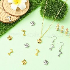 12 шт. 4 стиля подвески из нержавеющей стали 304&nbsp;STAS-CJ0003-19