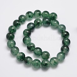 Hebras de abalorios jade naturales & teñidas de malasia&nbsp;G-A146-12mm-C01