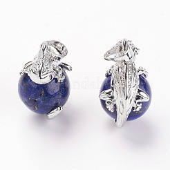 Natürliche Lapislazuli Anhänger&nbsp;G-G713-I08