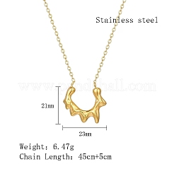 Ожерелье с подвеской в виде солнца из нержавеющей стали 304 с цепочками&nbsp;LV0006-1